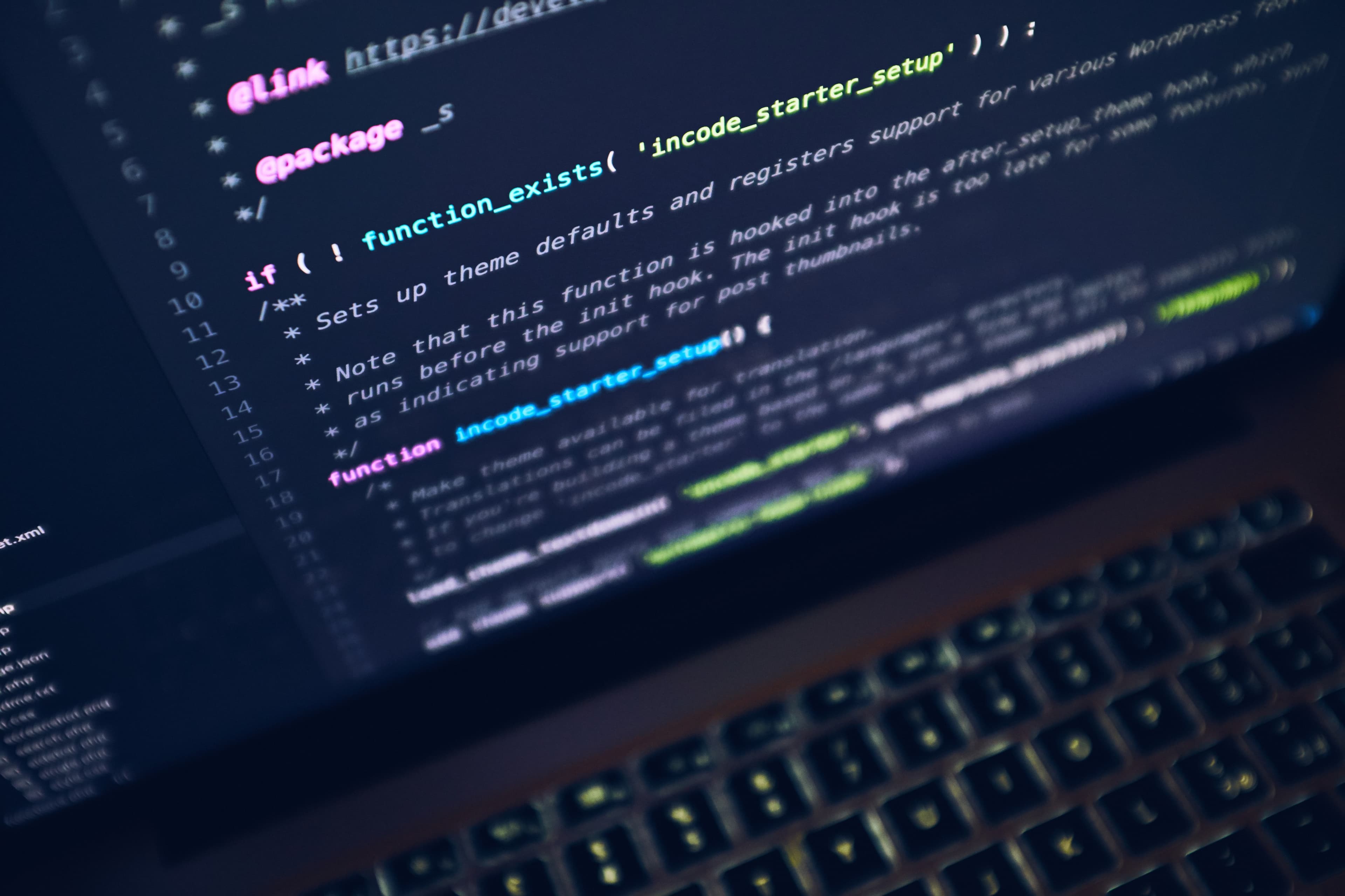 Abstract developer background